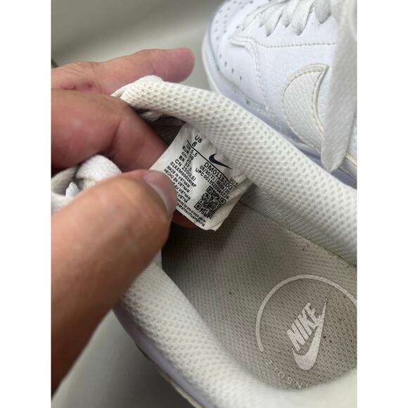 Nike Court Vision Alta Platform Triple White Women’s Size 8 - Picture 8 of 8